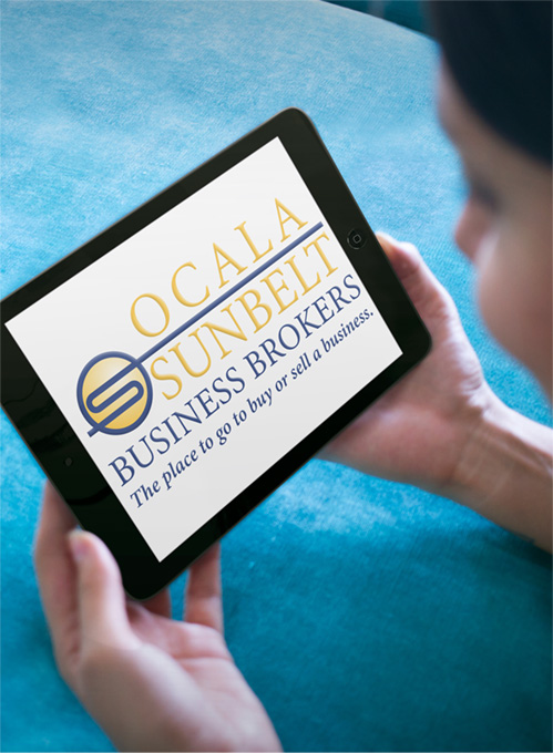 Contact Sunbelt Business Brokers of Ocala Tablet Screen